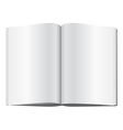 Blank magazine page vector image