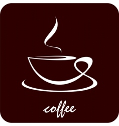 Cup of coffee vector image
