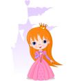 Beautiful princess vector image