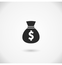 Money bag icon vector image