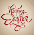 HAPPY EASTER hand lettering vector image