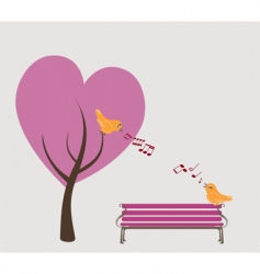 Lovers park vector image