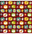 Christmas set wrapping paper plaid tartan pattern vector image