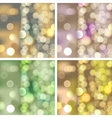 Blurred lights backgrounds vector image