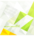 Green gamut geometric abstract background vector image