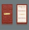 Business card template vector image