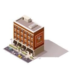 Isometric building Isometric building vector image