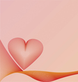 Background with heart vector image