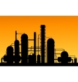 Chemical factory vector image