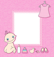 Baby girl vector image