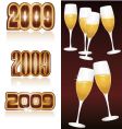 Champagne 2009 vector image