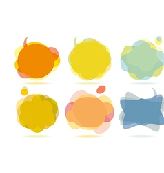 Speech bubbles vector image