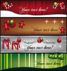 Greeting-banners vector image