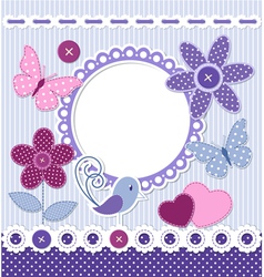 Retro design elements for scrapbooking vector image