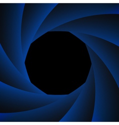 Shutter vortex photo frame vector image