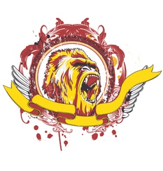 Grunge emblem vector image