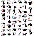 Countries of Europe Countries of Europe vector image