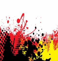 Hot tone vector image