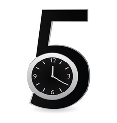 Watch on figure 5 vector image