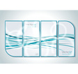 Gallery Interior with abstract pictures vector image