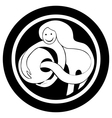Aquarius tattoo vector image