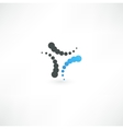 Business partners sign vector image
