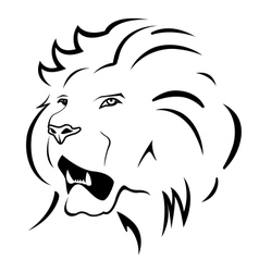 Lion symbol vector image