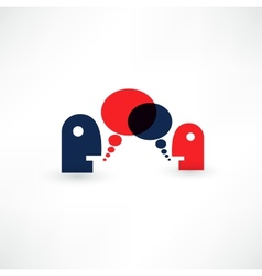 Dialog speech bubbles vector image