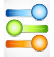 Set of banners vector image