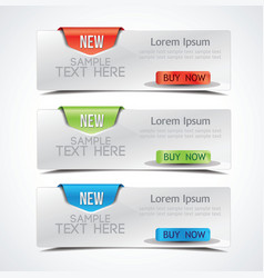 Banner vector image