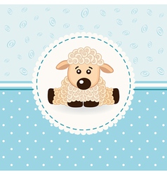Baby sheep vector image