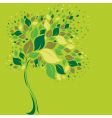 Tree symbol from colorful leafs Tree symbol from colorful leafs vector image