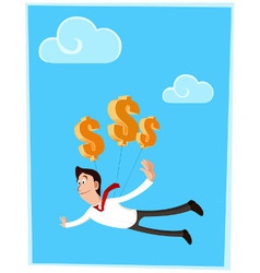 Lifted dy Dollar vector image