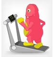 Funny Monster Gym vector image