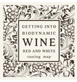 Label for a bottle of wine vector image