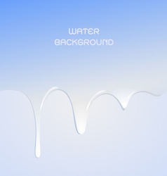 Water drop for background vector image