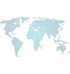 Vector abstract world map vector image