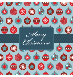Red and blue Christmas wrapping vector image