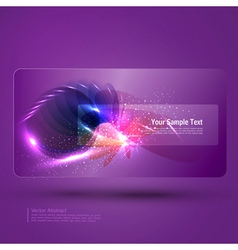 Glowing purple abstract background with place for vector image