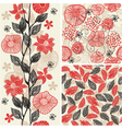 Floral pattern vector image