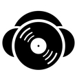 DJ sign vector image