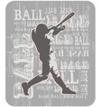 BASE BALL bR vector image