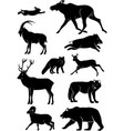 Wild animals vector image