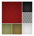 Seamless pattern six colors vector image