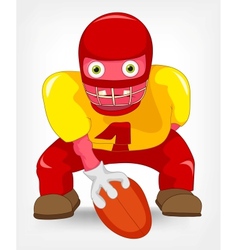 Funny Monster Rugby vector image