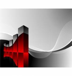 Wave background vector image