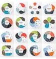 Circle infographic Template for diagram graph vector image