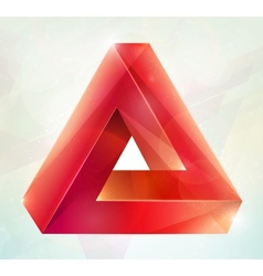 Impossible figure vector image