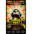 Club party flyer vector image