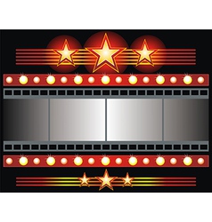 Film strip background collection vector image